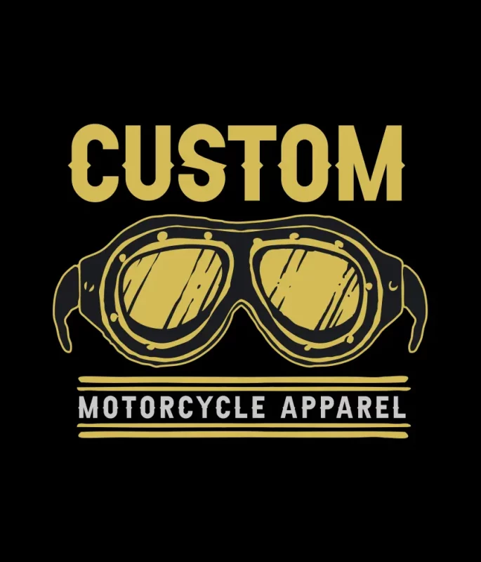Custom Motorcycle Apparel drukowany t-shirt z dekoltem v-neck