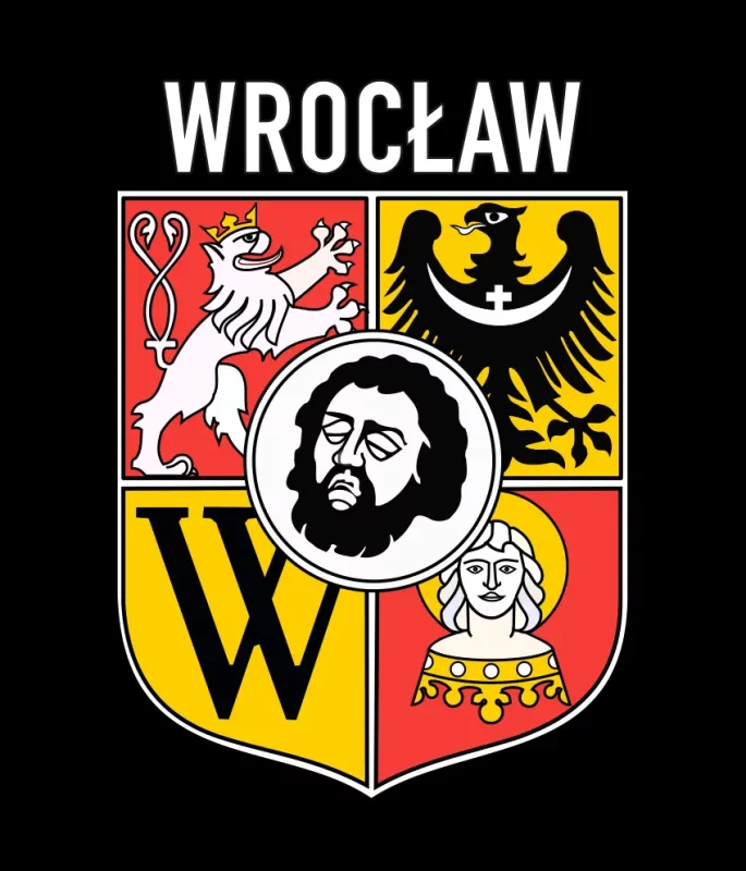 Herb Wrocławia nadruk na koszulce