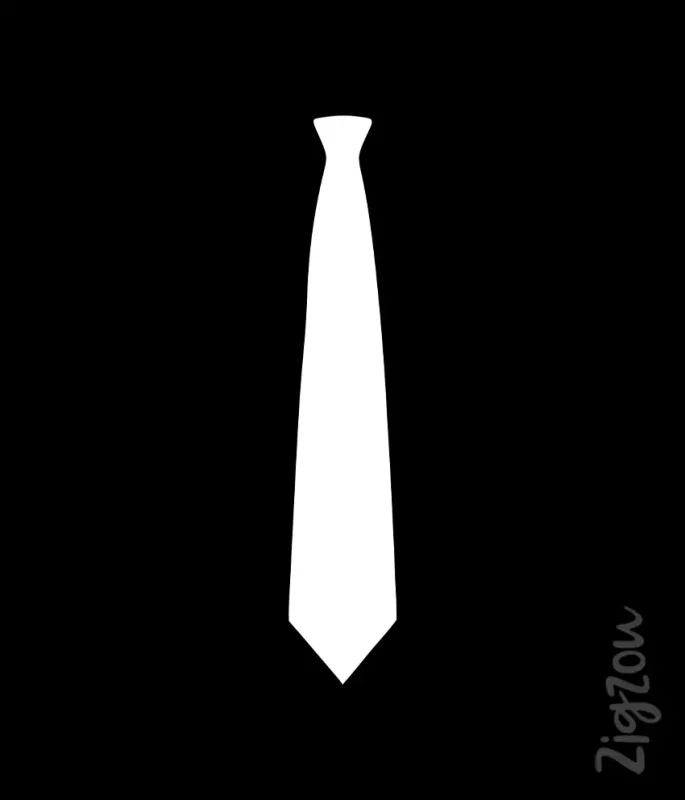 nadruk na t-shirt z krawatem
