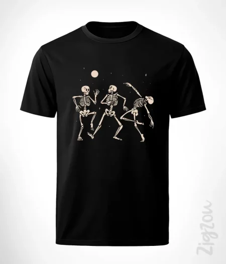 Tańczące szkielety - koszulka męska z dowolnym nadrukiem online