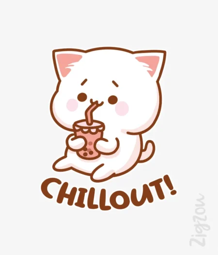Chillout - nadruk na t-shirt