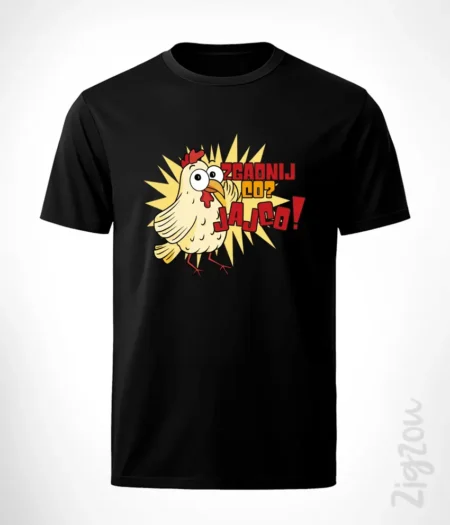 Zgadnij co? jajco - koszulka męska z dowolnym nadrukiem online