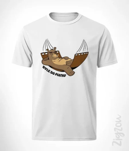 Byle do piątku - koszulka męska z dowolnym nadrukiem online