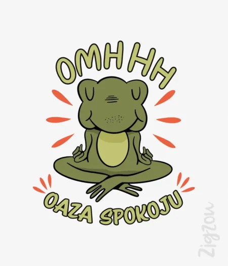 Oaza spokoju - nadruk na t-shirt