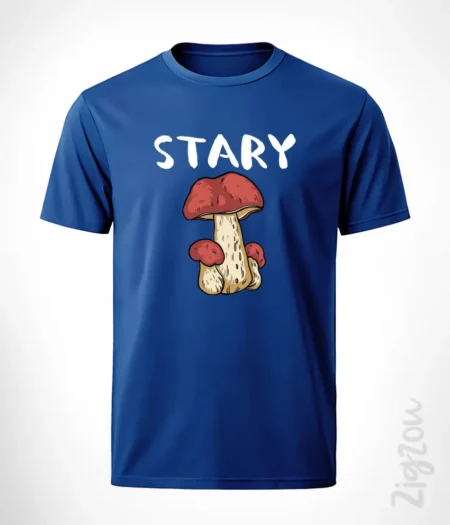 Stary grzyb - koszulka męska z dowolnym nadrukiem online