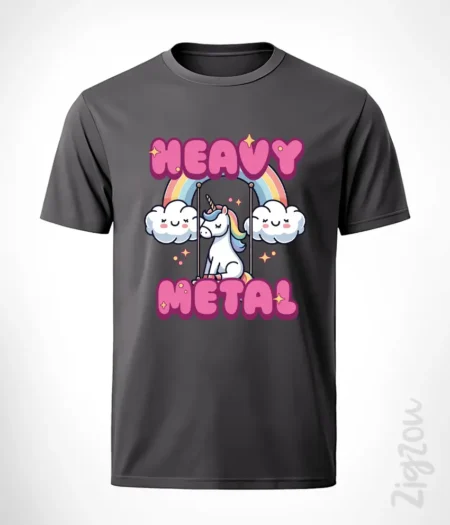 Heavy metal - koszulka męska z dowolnym nadrukiem online