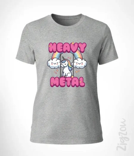 Heavy metal - koszulka damska z dowolnym nadrukiem online