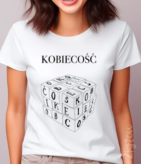 Kobiecość - koszulka damska z nadrukiem online