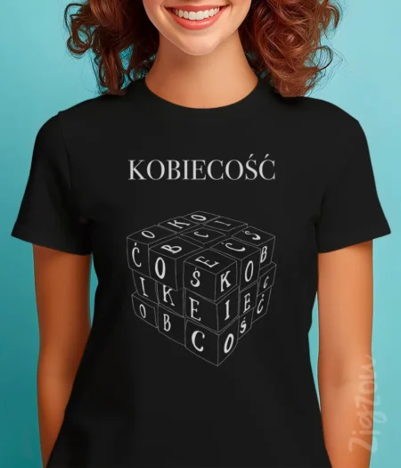 Kobiecość - koszulka damska z nadrukiem online