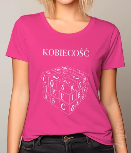 Kobiecość - koszulka damska z nadrukiem online