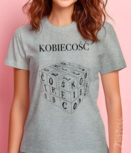 Kobiecość - koszulka damska z nadrukiem online