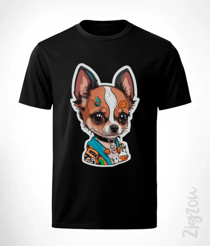 Chihuahua słodziak - koszulka męska z dowolnym nadrukiem online