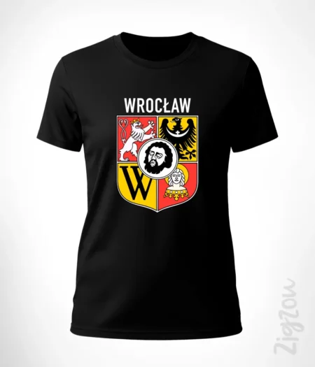 Herb Wrocławia - koszulka damska z dowolnym nadrukiem online