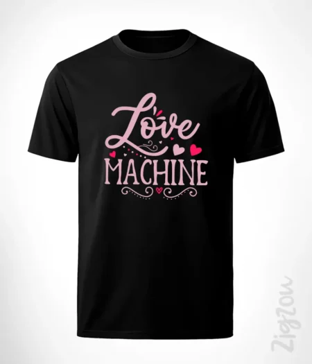 Love machine - koszulka męska z dowolnym nadrukiem online