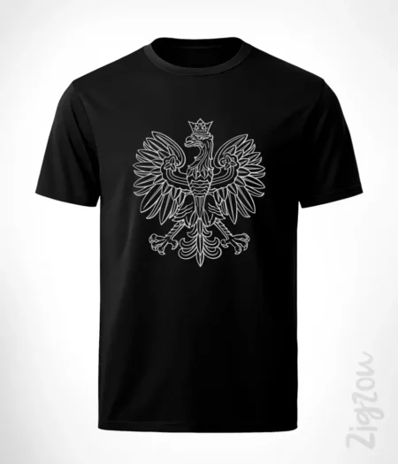 Polski Orzeł Biały - koszulka męska z dowolnym nadrukiem online