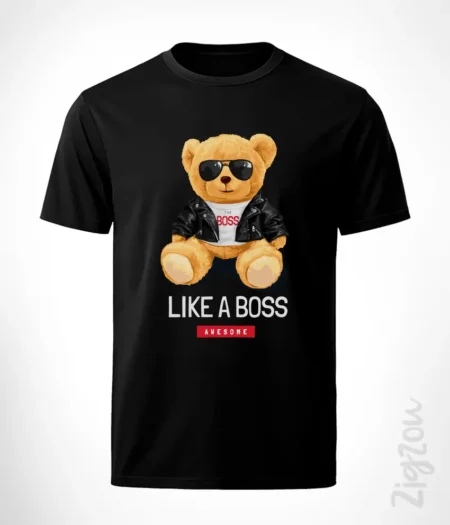 Teddy like a boss - koszulka męska z dowolnym nadrukiem online