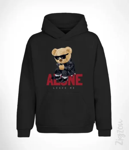 Leave Me Alone - Bluza z kapturem z dowolnym nadrukiem online