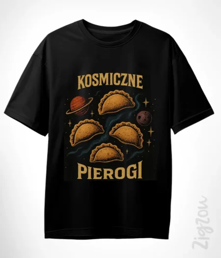 Kosmiczne pierogi - koszulka oversize z dowolnym nadrukiem online