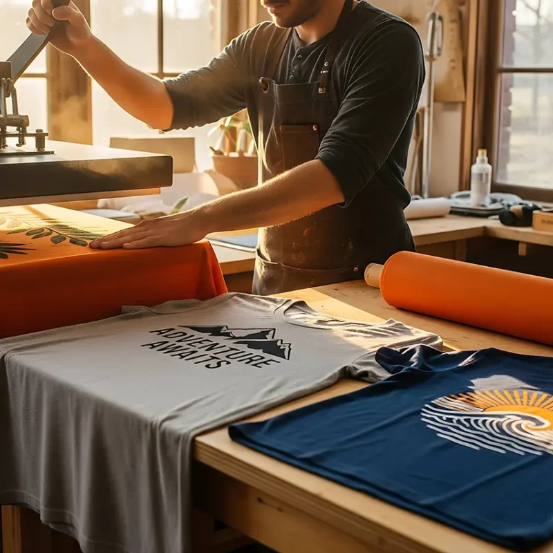 nadruk autorskiej grafiki na koszulce print-on-demand ZigZou