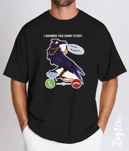 I showed you shiny stuff - koszulka oversize z dowolnym nadrukiem online