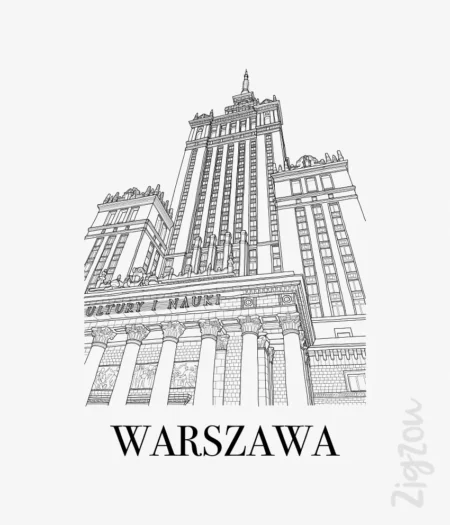 Pałac Kultury i Nauki - Grafika