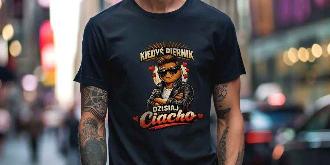 Koszulka z nadrukiem na Dzień Ojca Taty