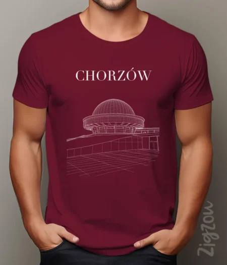 Planetarium Chorzów - koszulka męska z dowolnym nadrukiem online