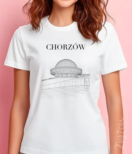Planetarium Chorzów - koszulka damska z dowolnym nadrukiem online