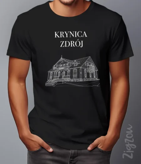 Krynica Zdrój - koszulka męska z dowolnym nadrukiem online