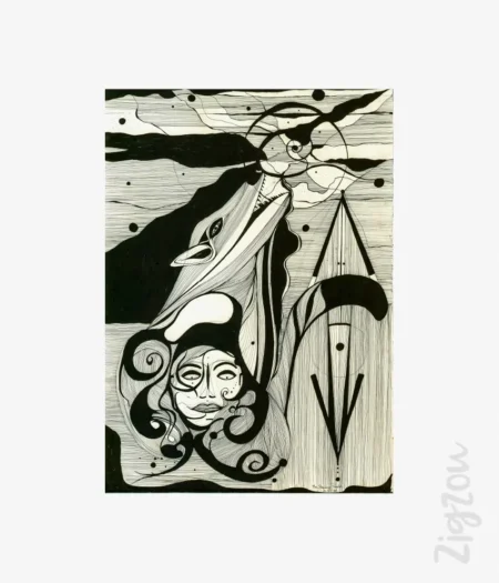 Woman The Wolf - grafika