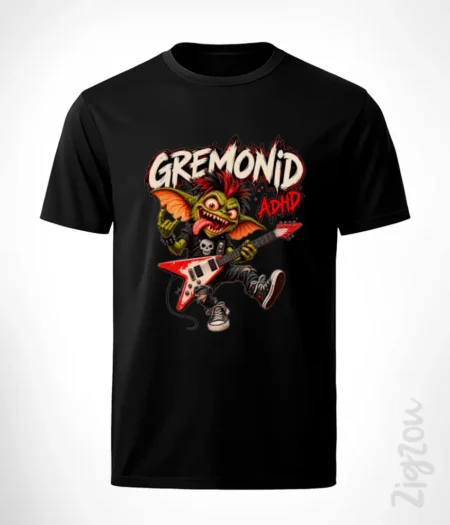 Gremonid gremlin z ADHD - koszulka męska z dowolnym nadrukiem online
