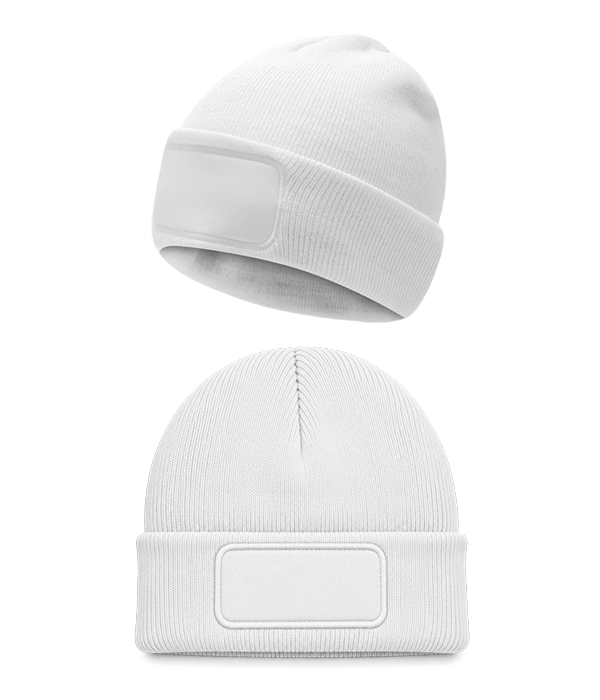 czapka zimowa beanie z dowolnym nadrukiem logo specyfikacja