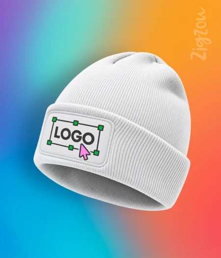 Twój nadruk tutaj czapka zimowa z własnym logo